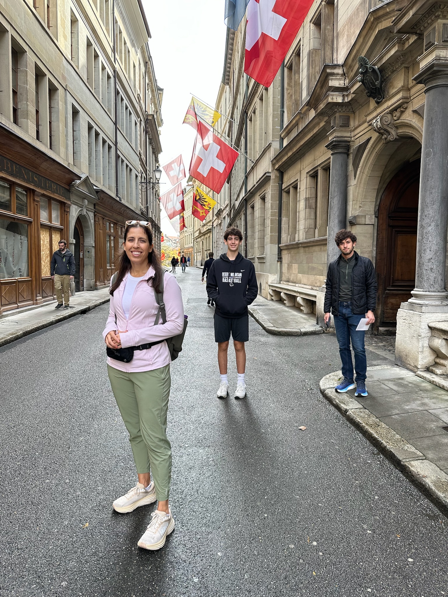 Ivonne, Camden, Grantham in Geneva's Old Town